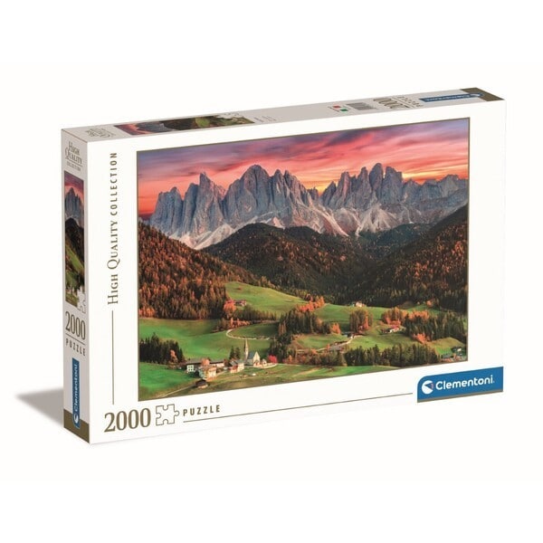 Puzzle montagne couché de soleil 2000 pièces