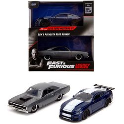 Fast & Furious Twin Pack - Ford Mustang et Plymouth Road Runner 1:32