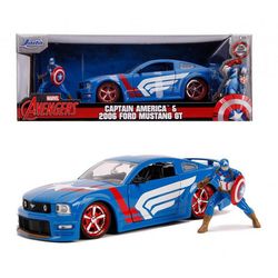 Captain America & Ford Mustang GT 2006 1:24