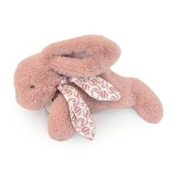 Lapin doudou rose poudré – 25 cm