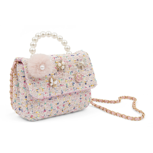 Sac à main en tweed