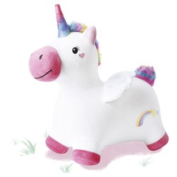 Ballon sauteur licorne en tissu