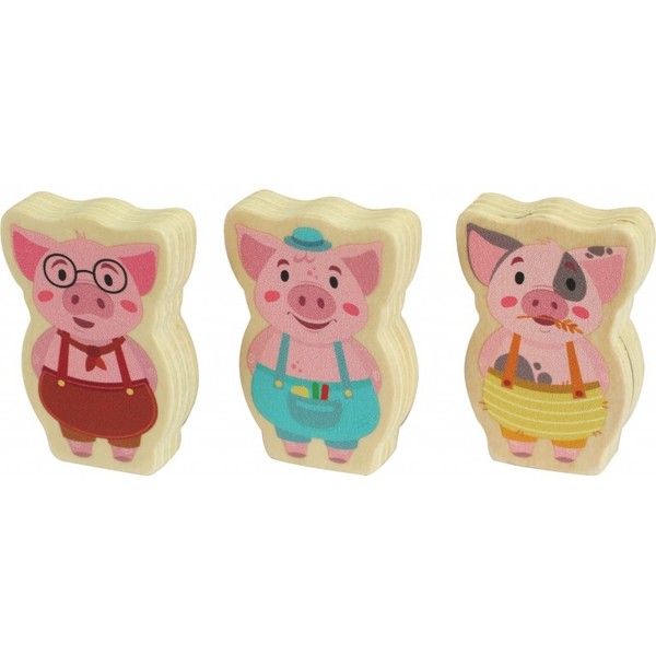 Les 3 petits cochons, sauve-qui-peut !