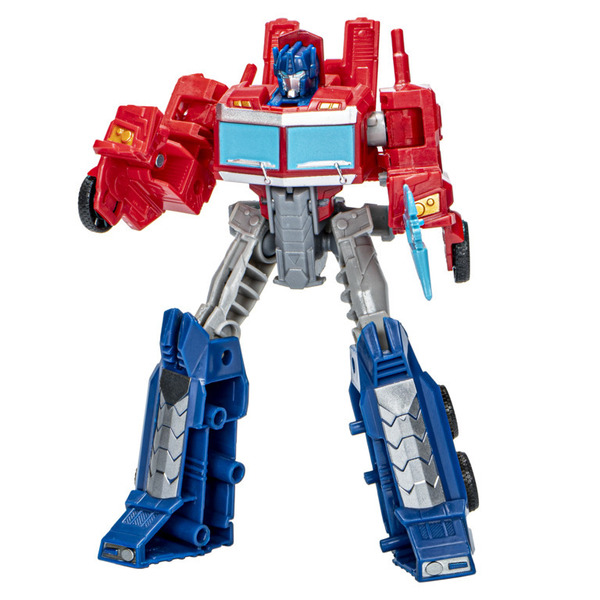 Figurine Optimus Prime et remorque de combat Transformers