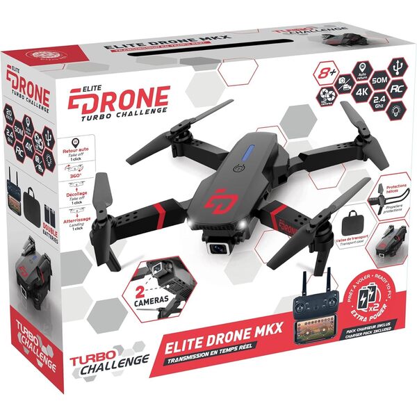 Drône RC 2.4GHz avec 2 caméras