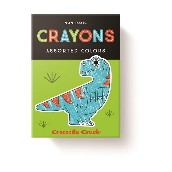 Autocollants à colorier avec crayons - Dinosaures