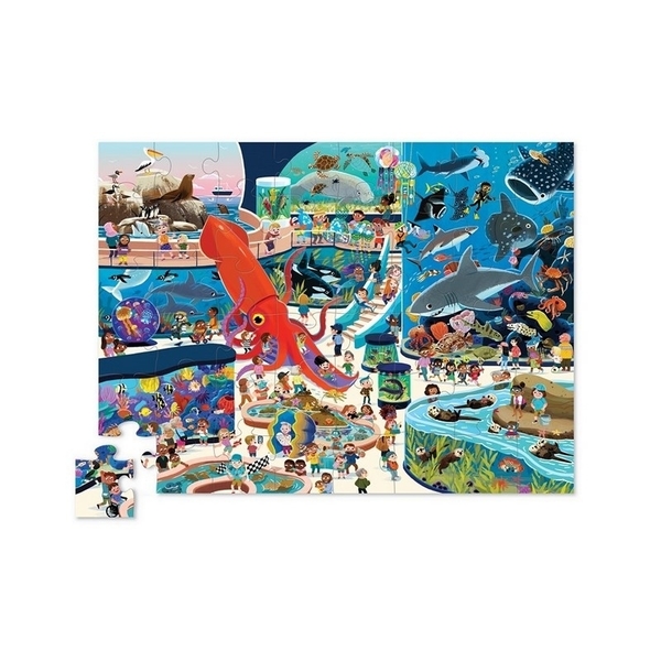 Puzzle 48 pièces - Une journée à l aquarium