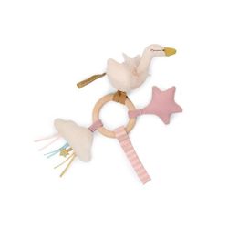 Hoochet anneau bois cygne - Moulin Roty