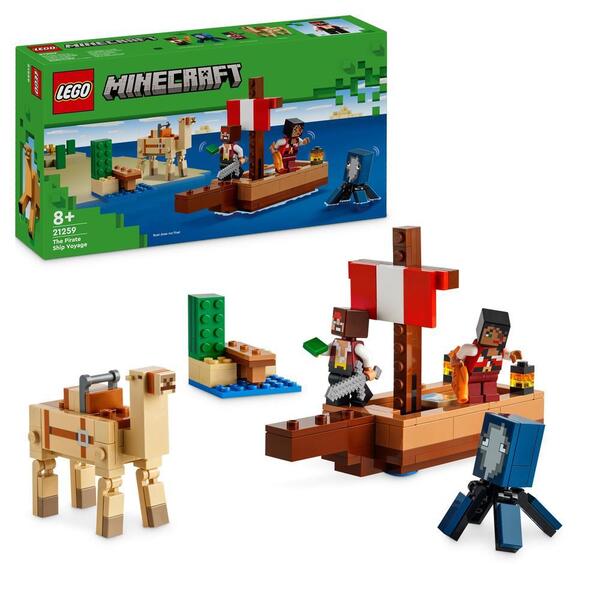 21259 - LEGO® Minecraft - Le voyage du bateau pirate