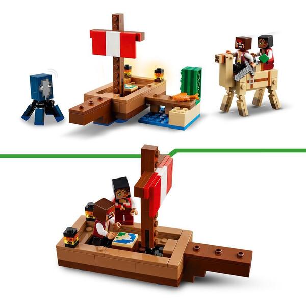 21259 - LEGO® Minecraft - Le voyage du bateau pirate