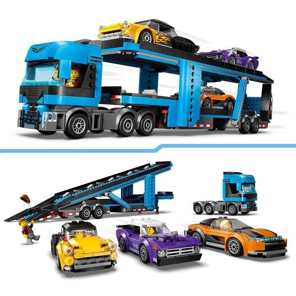 60408 - LEGO® City - Le camion de transport de voitures de sport