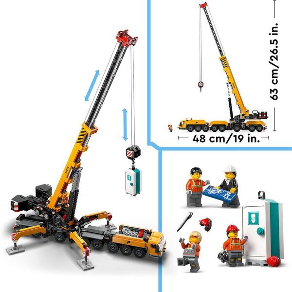 60409 - LEGO® City - La grue de chantier mobile jaune