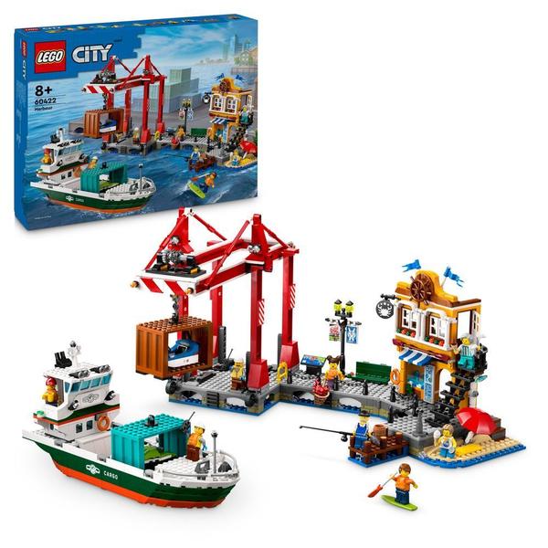 60422 - LEGO® City - Le port et le navire marchand