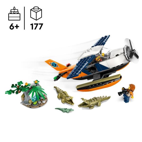 60425 - LEGO® City - L’hydravion de l’explorateur de la jungle