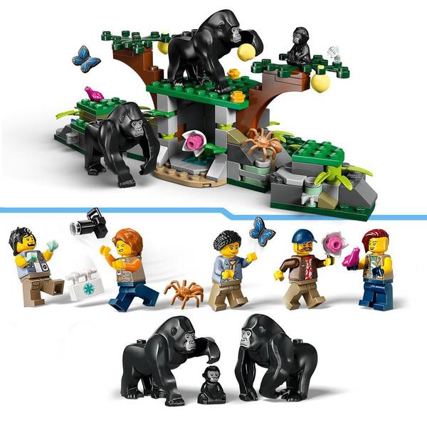 60437 - LEGO® City - L’hélicoptère de l’explorateur de la jungle au camp de base