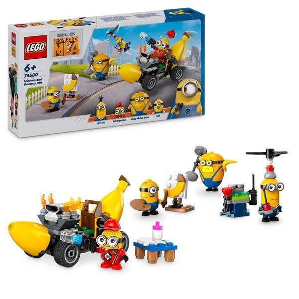 75580 - LEGO® Moi, Moche et Méchant 4 - Les Minions et la voiture-banane