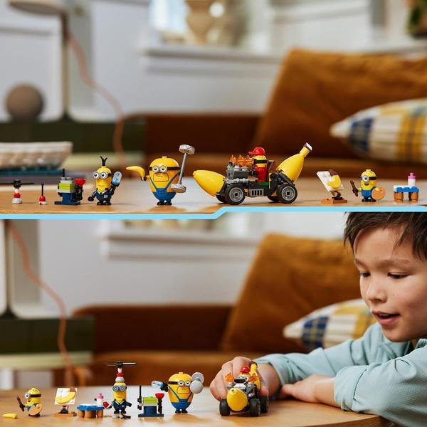 75580 - LEGO® Moi, Moche et Méchant 4 - Les Minions et la voiture-banane