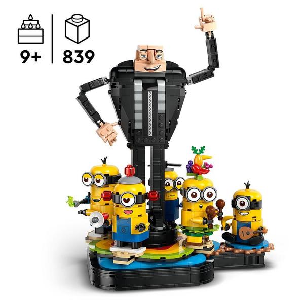 75582 - LEGO® Moi, Moche et Méchant 4 - Gru et les Minions en briques