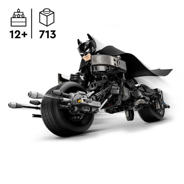 76273 - LEGO® Super Heroes DC - La figurine de Batman™ à construire et la moto Bat-Pod