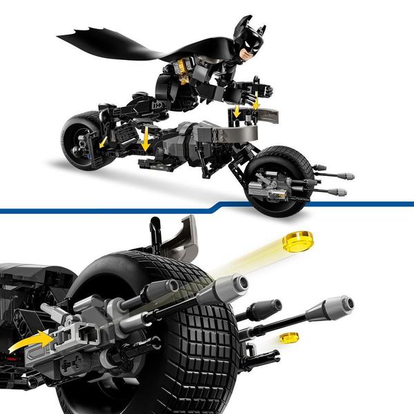 76273 - LEGO® Super Heroes DC - La figurine de Batman™ à construire et la moto Bat-Pod