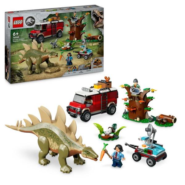 76965 - LEGO® Jurassic World - Missions dinosaures : la découverte du stégosaure