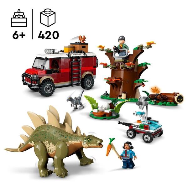 76965 - LEGO® Jurassic World - Missions dinosaures : la découverte du stégosaure