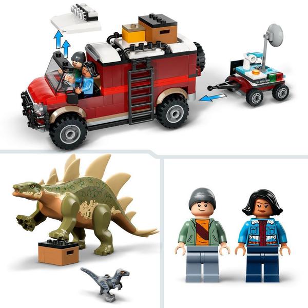 76965 - LEGO® Jurassic World - Missions dinosaures : la découverte du stégosaure