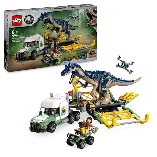 76966 - LEGO® Jurassic World - Missions dinosaures : le camion de transport de l’allosaure