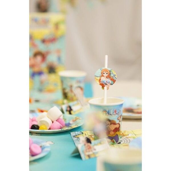 9 Pailles en carton One Piece