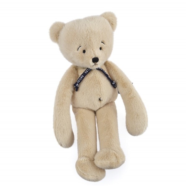 Peluche ours Méloé beige 37cm