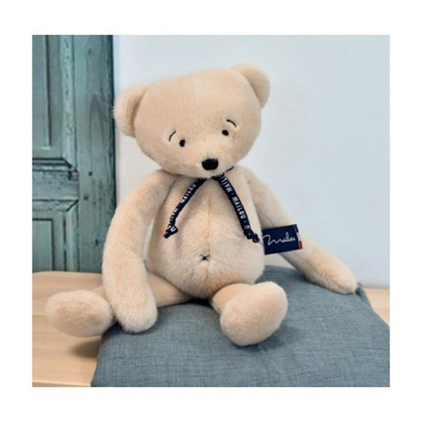 Peluche ours Méloé beige 37cm