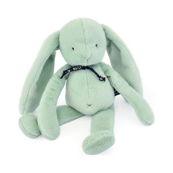 Peluche lapin Méloé sauge 37cm