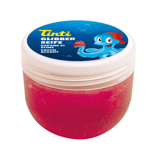 Savon gluant rouge