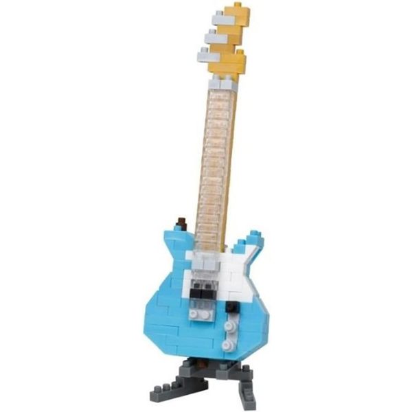 Nanoblock Guitare électrique bleue