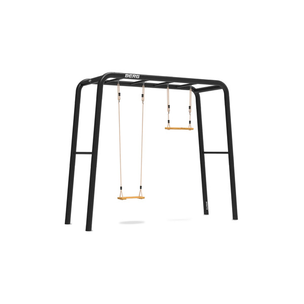 Portique PlayBase métal taille medium avec balançoire et trapèze