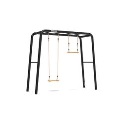 Portique PlayBase métal taille medium avec balançoire et trapèze