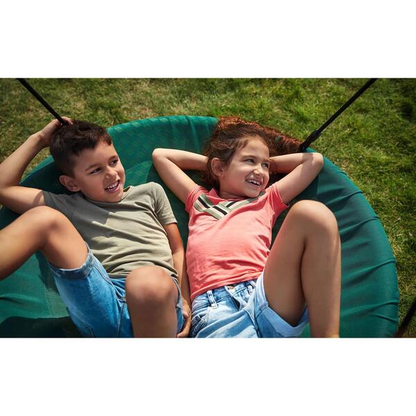 Portique PlayBase métal taille medium avec balançoire nid
