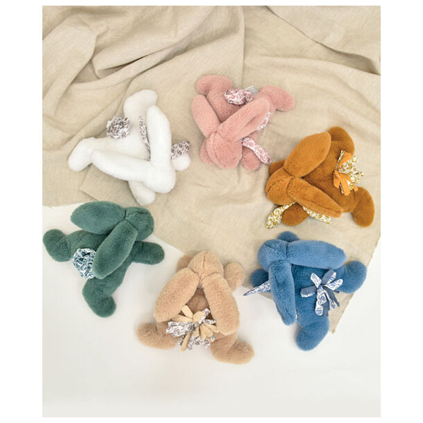 Lapin doudou beige – 25cm