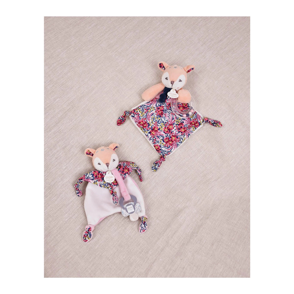 Faon doudou hochet 22cm