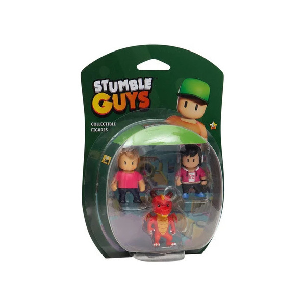 Pack de 3 figurines Stumble Guys 6 cm