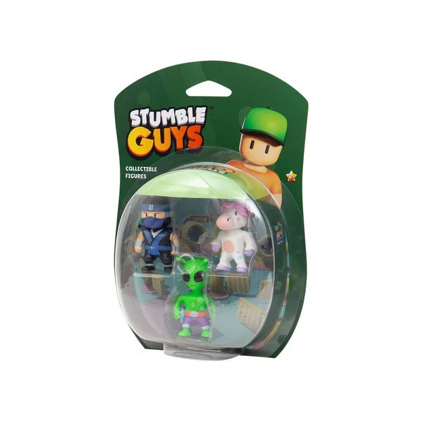 Pack de 3 figurines Stumble Guys 6 cm