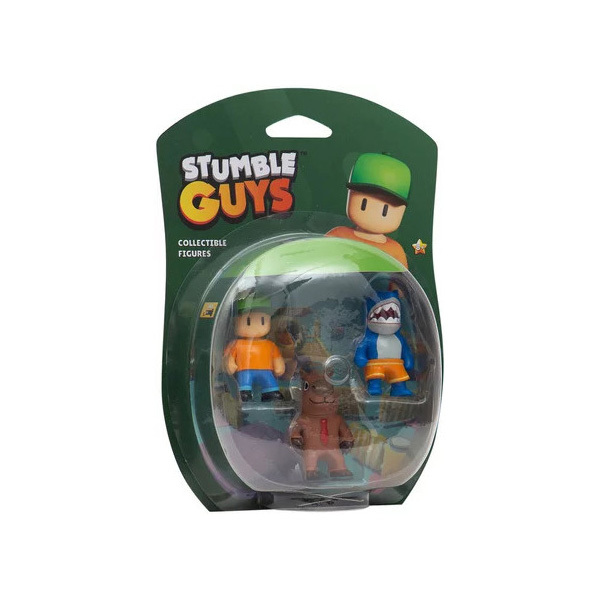 Pack de 3 figurines Stumble Guys 6 cm