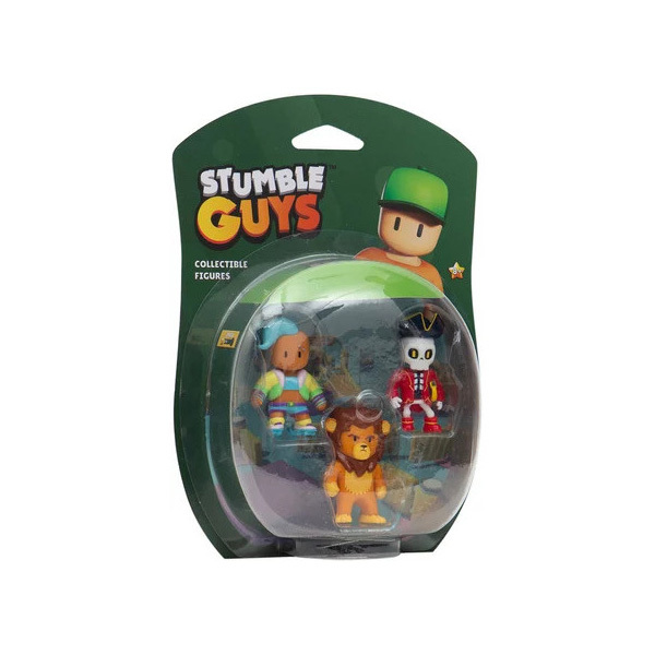 Pack de 3 figurines Stumble Guys 6 cm