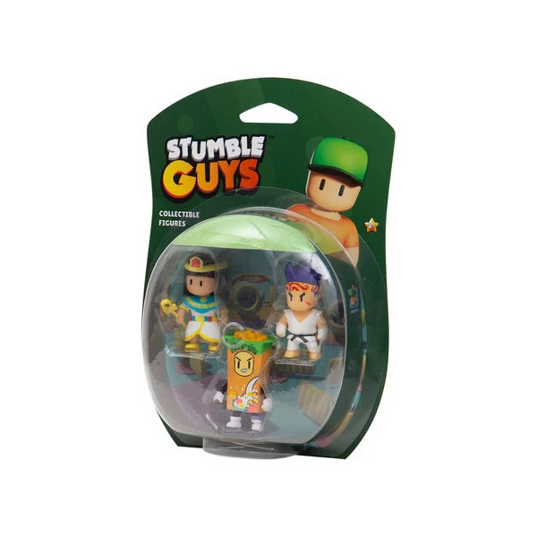 Pack de 3 figurines Stumble Guys 6 cm