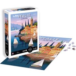 Puzzle 500 pièces - Lac de Côme, Italie