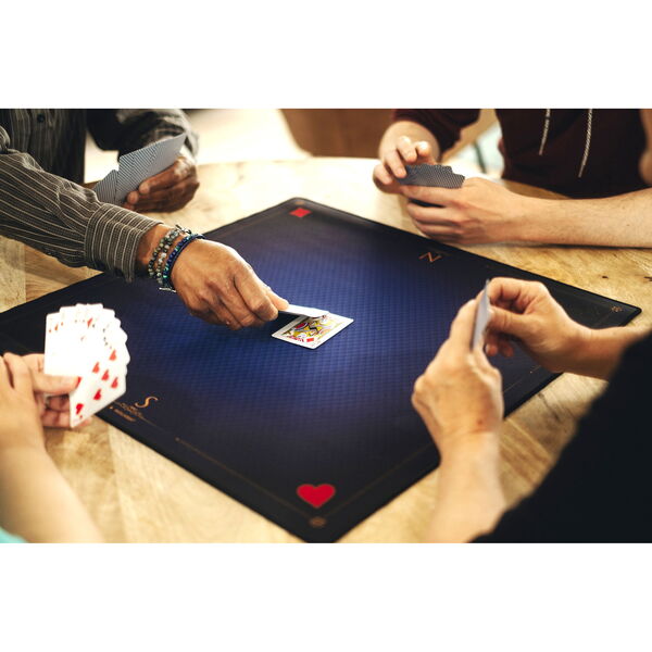 Tapis de cartes Prestige bleu 60x60cm