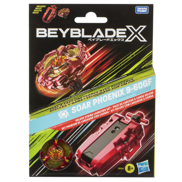 Beyblade X Lanceur à corde deluxe avec toupie