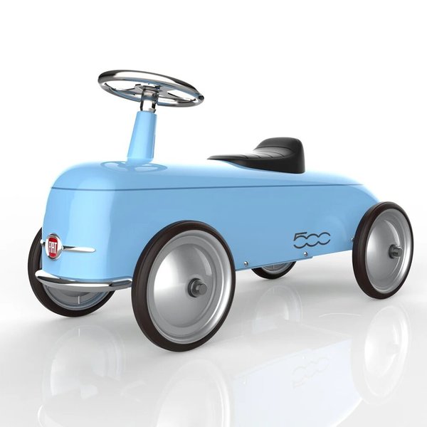 Porteur Roadster Fiat 500 bleu pastel