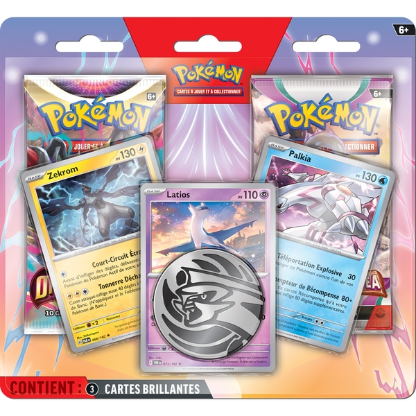 Pack 2 Boosters Pokémon Zekrom, Latios et Palkia