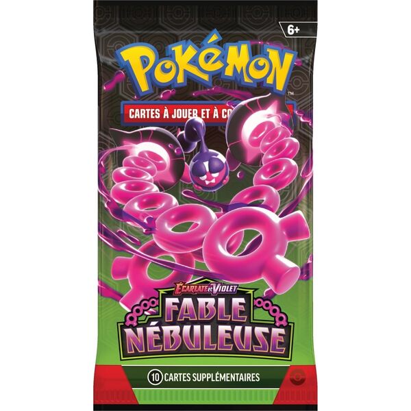 Packs 3 Boosters Pokémon - Fable Nébuleuse - Écarlate et Violet 6.5